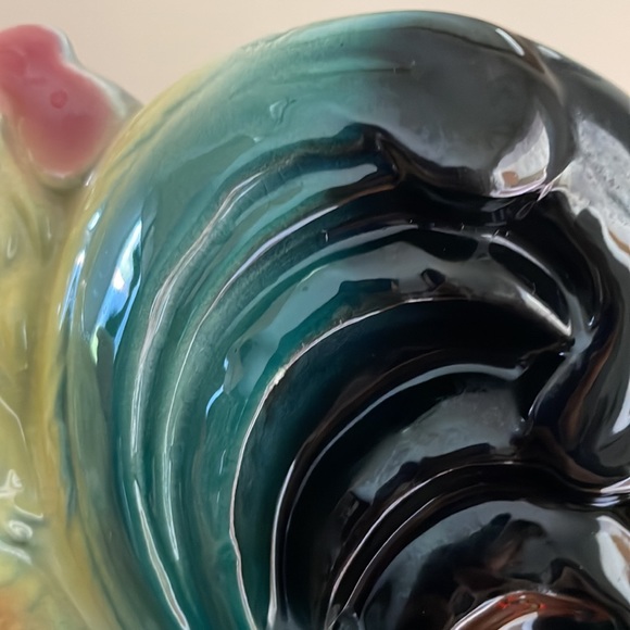 VINTAGE Royal Copley rooster vase chicken farmhouse - Picture 13 of 14